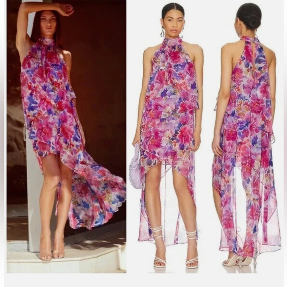 MISA NWOT Los Angeles Victorine Dress In Full Bloom Women’s Size:XS - Picture 3 of 13